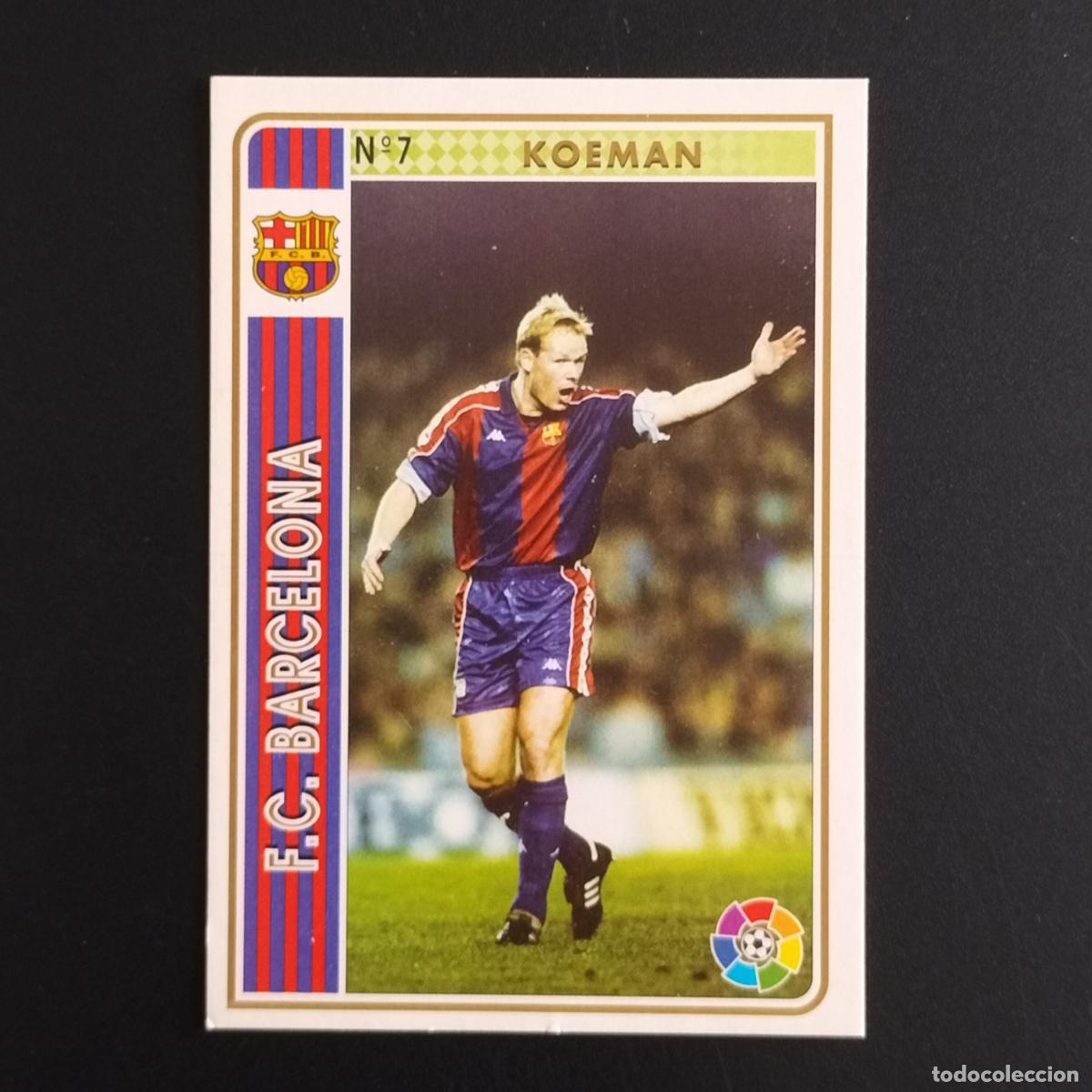 Cromos de f&uacute;tbol: 7 RONALD KOEMAN F.C. BARCELONA CROMOS ALBUM MUNDICROMO LIGA FUTBOL 1994 1995 94 95