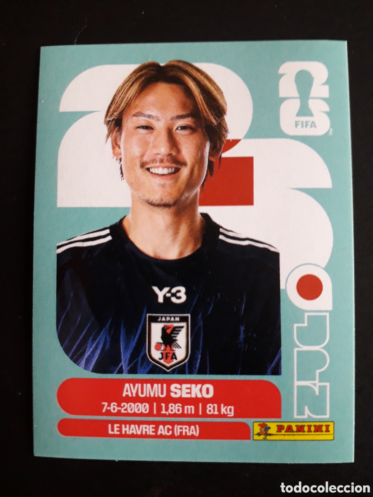 Cromos de f&uacute;tbol: SEKO JAP&Oacute;N JPN 4 MUNDIAL F&Uacute;TBOL 2026 FIFA WORLD CUP PANINI SIN PEGAR PEDIDO M&Iacute;NIMO 3&euro;