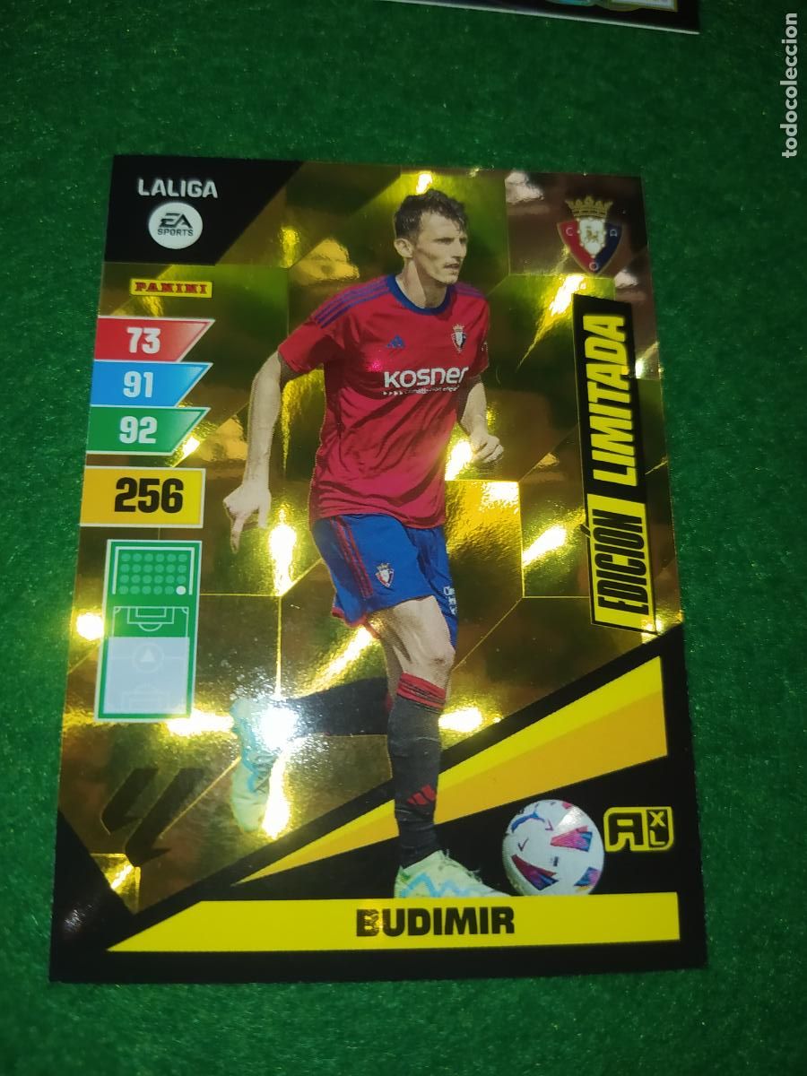 Cromos de f&uacute;tbol: EDICION LIMITADA ADRENALYN 2023 2024 BUDIMIR OSASUNA