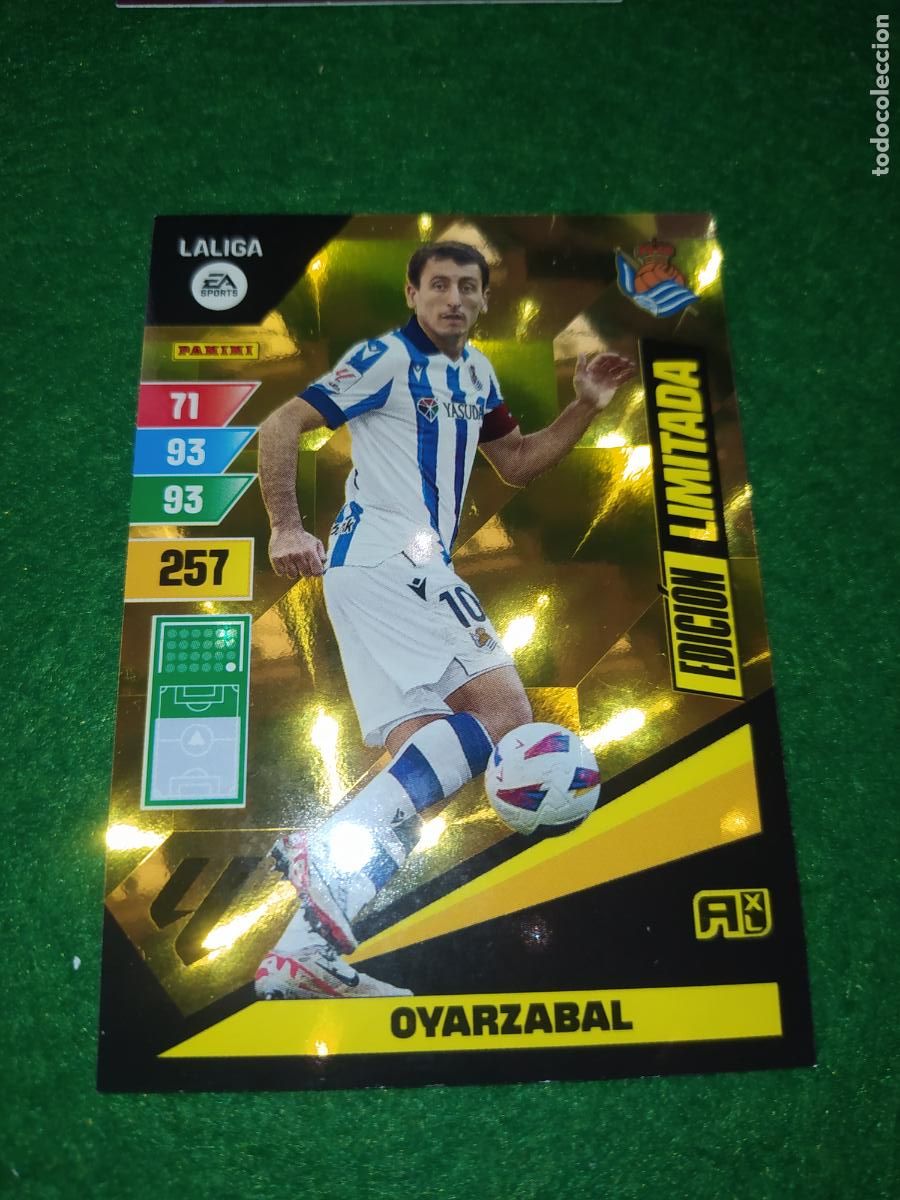 Football Stickers: EDICION LIMITADA ADRENALYN 2023 2024 OYARZABAL REAL SOCIEDAD