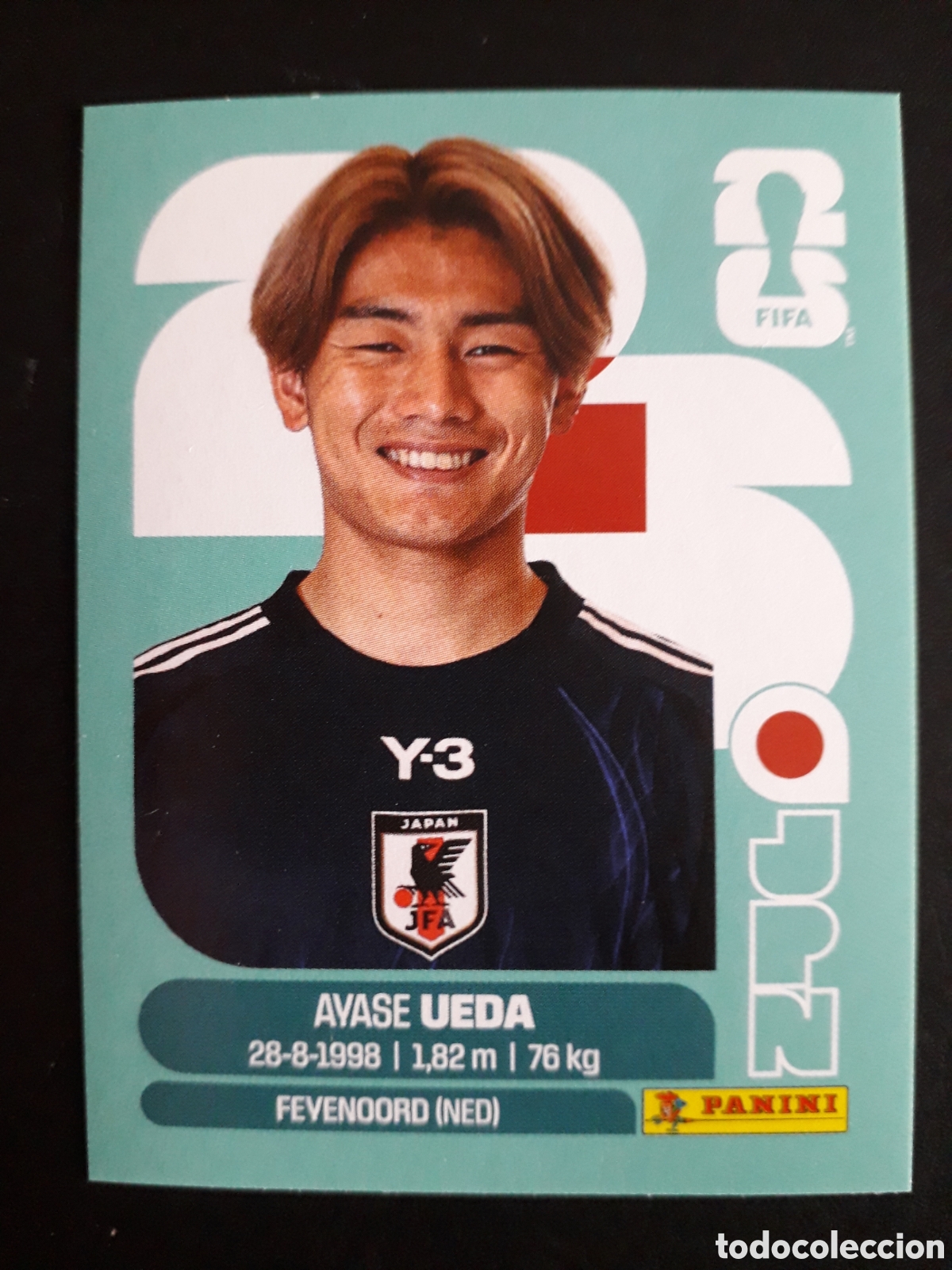 Football Stickers: UEDA JAP&Oacute;N JPN 20 MUNDIAL F&Uacute;TBOL 2026 FIFA WORLD CUP PANINI SIN PEGAR PEDIDO M&Iacute;NIMO 3&euro;.