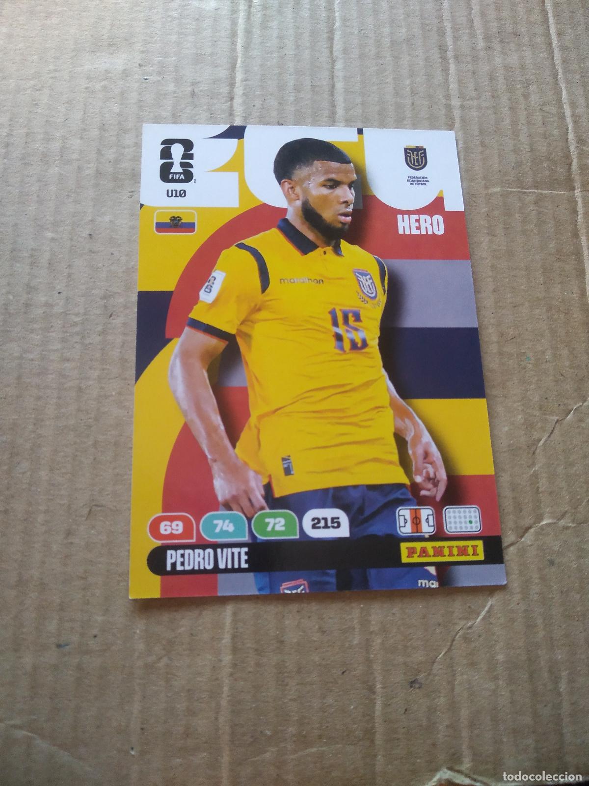 Football Stickers: U10 pedro vite ecuador UPGRADE UPDATE CROMO FUTBOL PANINI ADRENALYN MUNDIAL 2026 WORLD CUP
