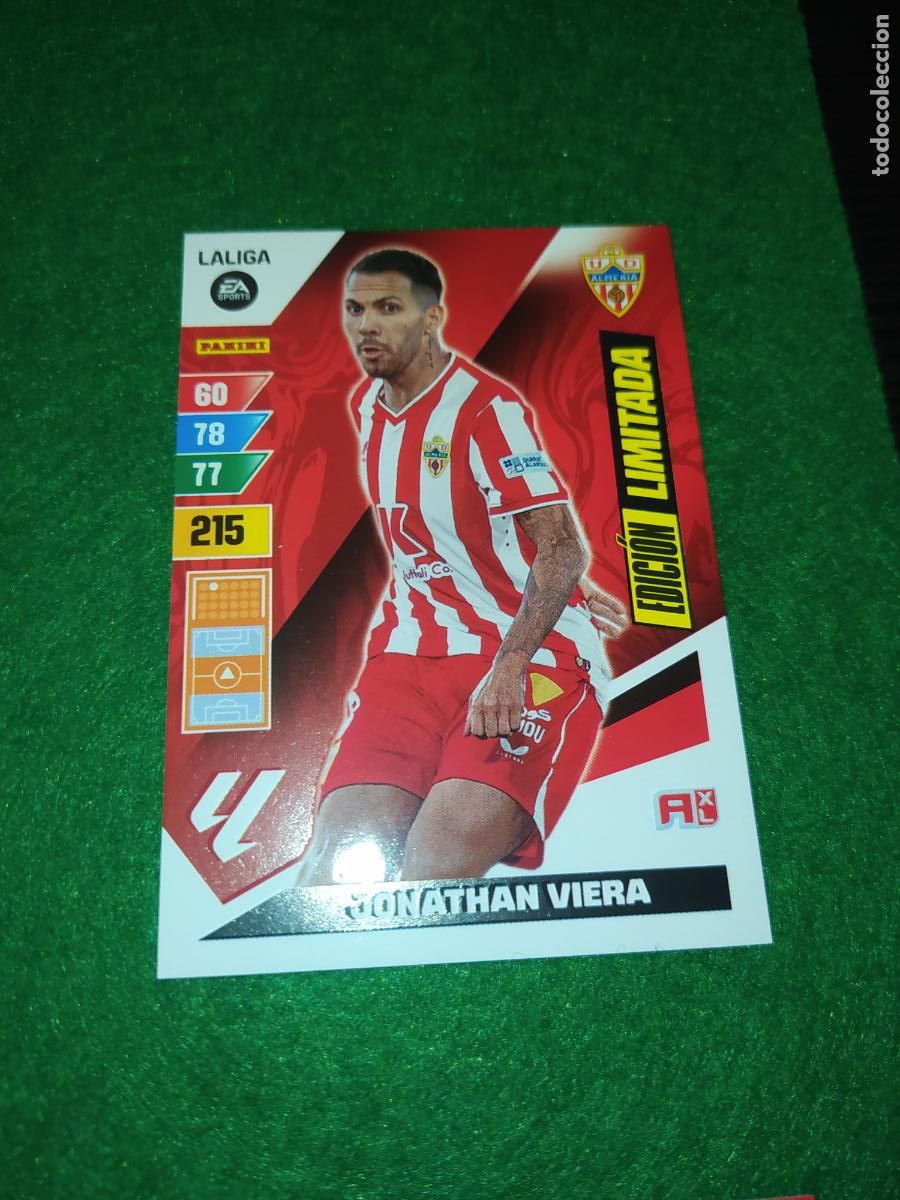 Football Stickers: EDICION LIMITADA ADRENALYN 2023 2024 JONATHAN VIERA ALMERIA