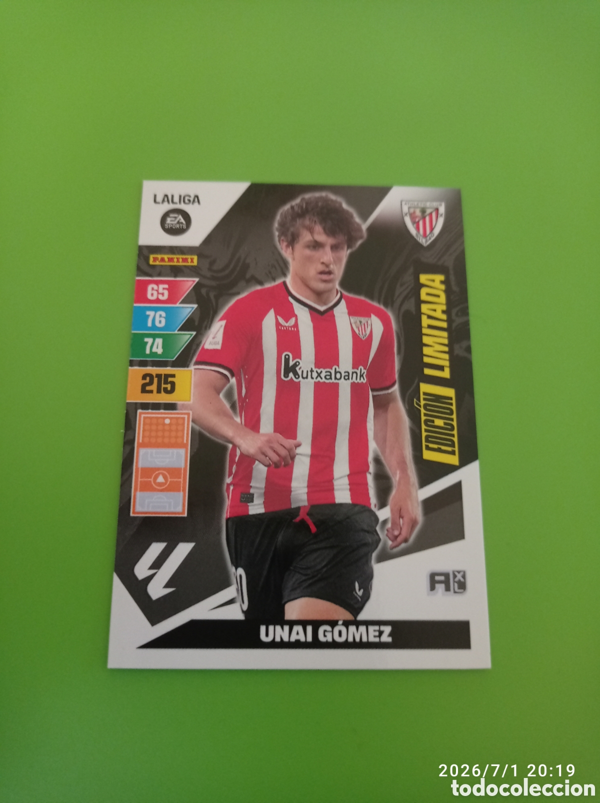 Football Stickers: EDICION LIMITADA ADRENALYN 2023 2024 UNAI GOMEZ ATLETIC CLUB