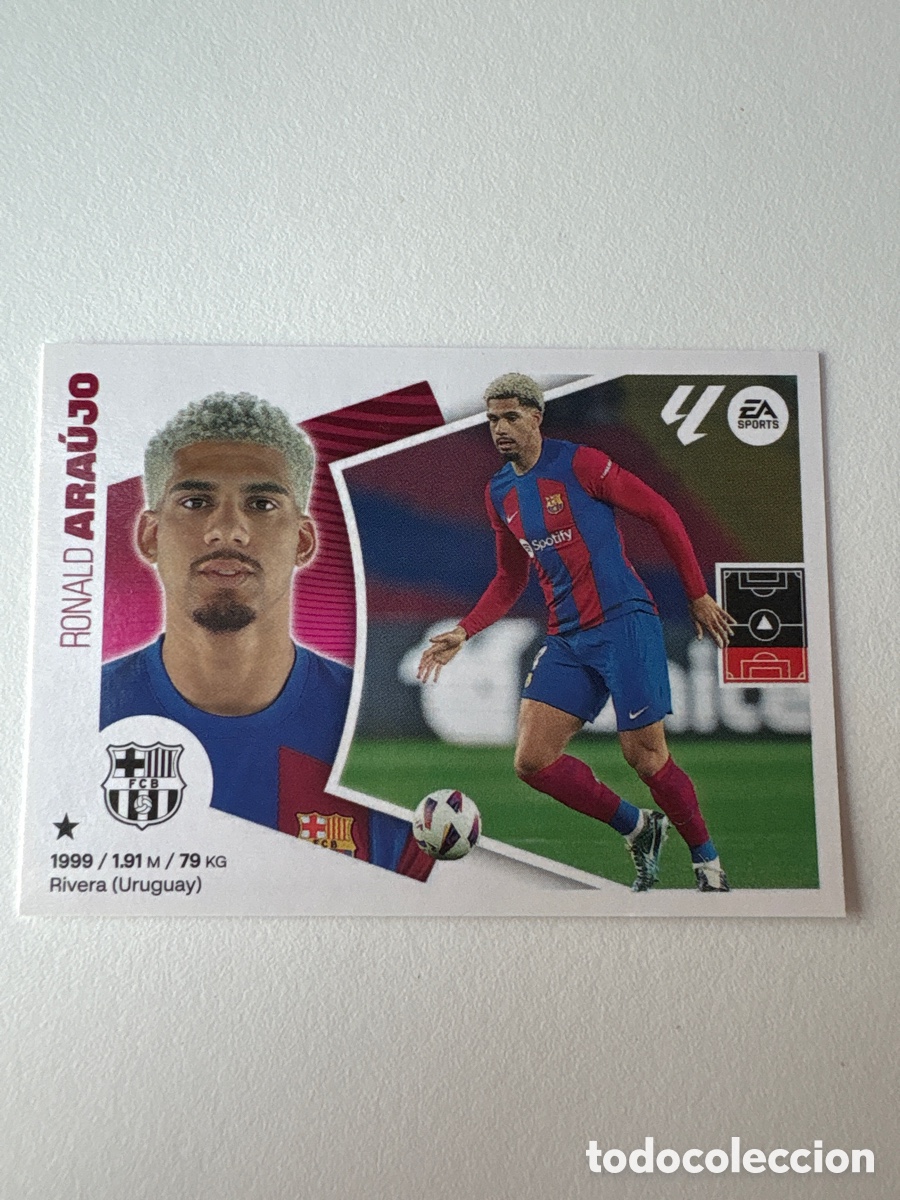 Football Stickers: Carta Araujo 6 Bar&ccedil;a Liga Este 2024-25