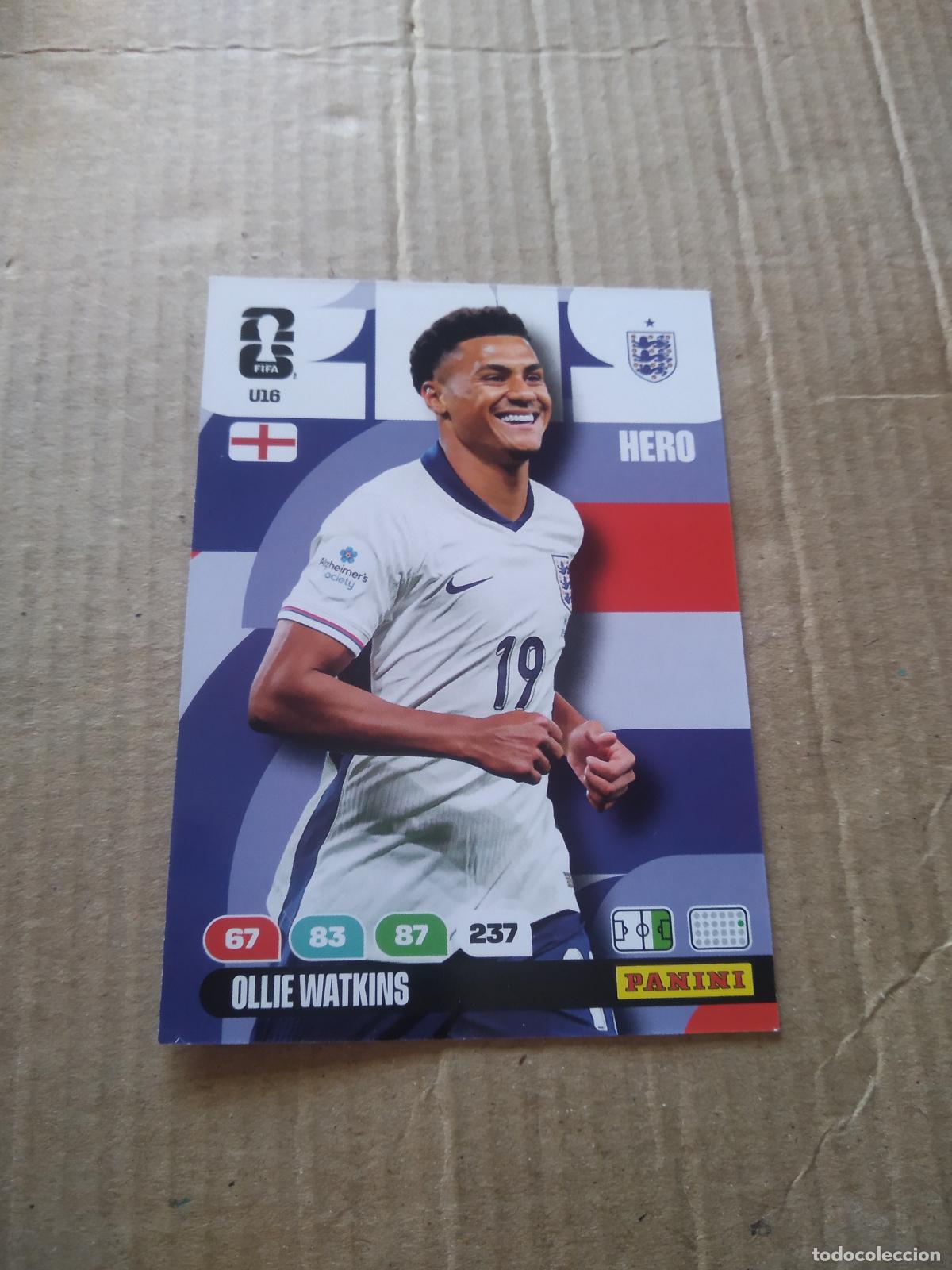 Figurine di Calcio: U16 OLLIE WATKINS INGLATERRA UPGRADE UPDATE CROMO FUTBOL PANINI ADRENALYN MUNDIAL 2026 WORLD CUP