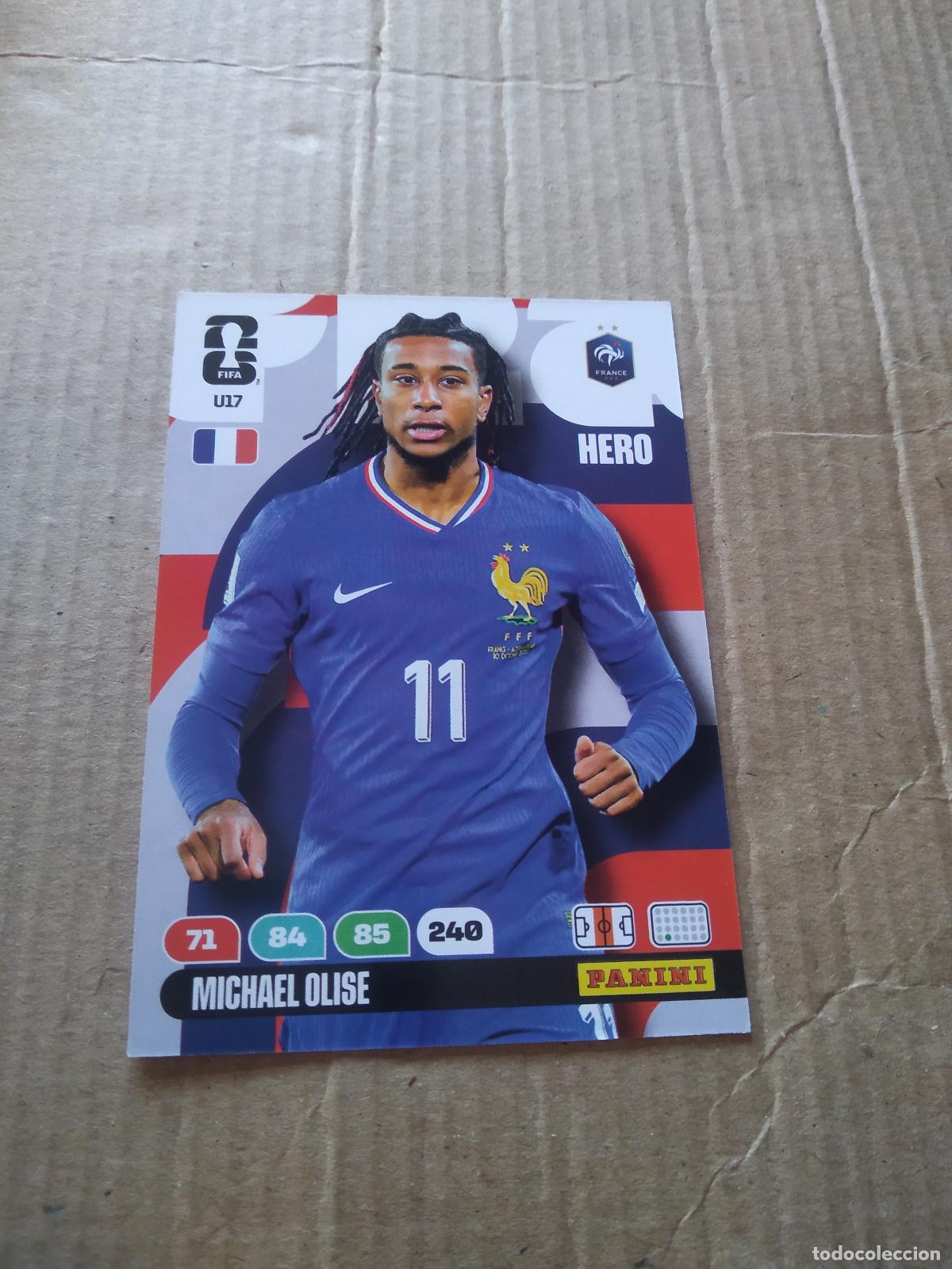 Figurine di Calcio: U17 OLISE ROOKIE FRANCIA UPGRADE UPDATE CROMO FUTBOL PANINI ADRENALYN MUNDIAL 2026 WORLD CUP