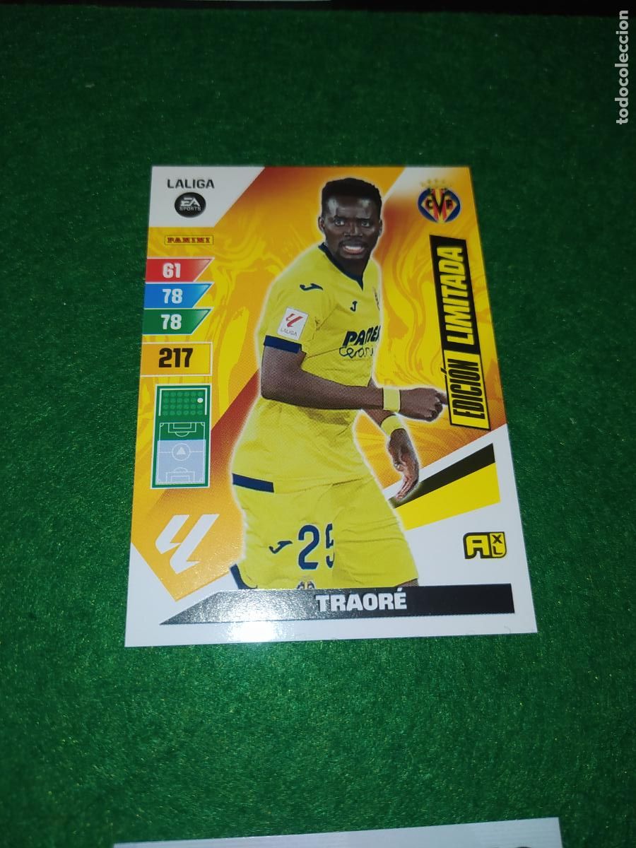 Figurine di Calcio: EDICION LIMITADA ADRENALYN 2023 2024 TRAORE VILLARREAL