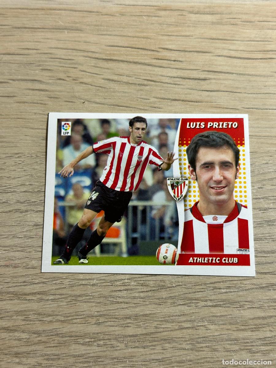 Figurine di Calcio: LUIS PRIETO ATHLETIC CLUB COLECCIONES ESTE LIGA 2006 2007 06 07 SIN PEGAR NUNCA PEGADO