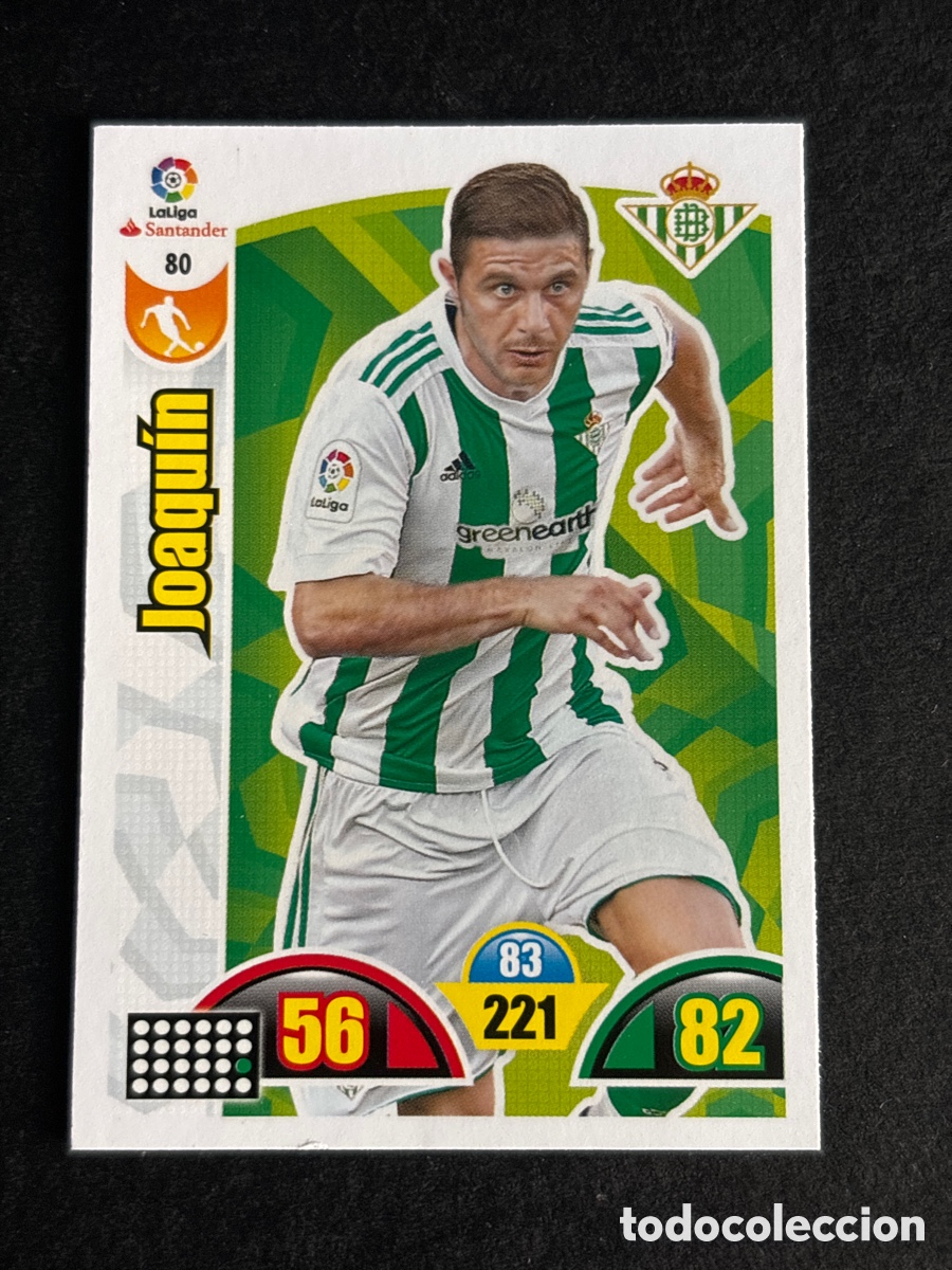 Figurine di Calcio: ADRENALYN XL 2017-2018 17 18 N&ordm; 80 JOAQUIN (BETIS)