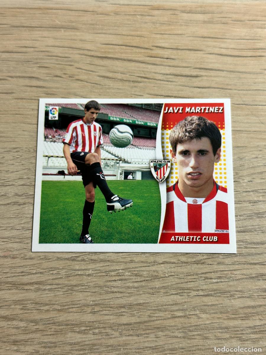 Cromos de f&uacute;tbol: JAVI MARTINEZ ATHLETIC CLUB COLECCIONES ESTE LIGA 2006 2007 06 07 SIN PEGAR NUNCA PEGADO