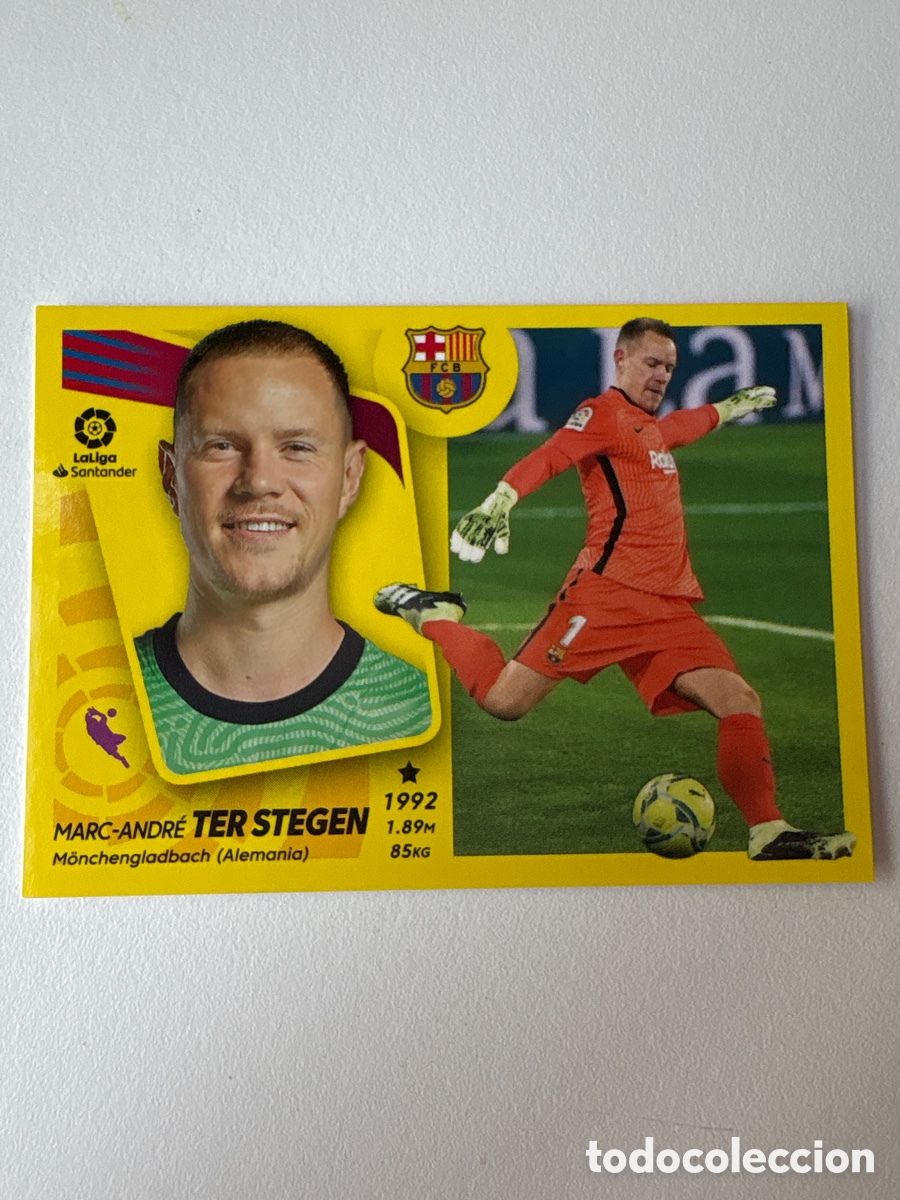 Cartes &agrave; collectionner de Football: Carta Ter Stegen 5 Bar&ccedil;a Liga Este 2021-22