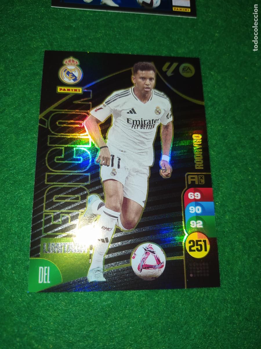 Cartes &agrave; collectionner de Football: EDICION LIMITADA ADRENALYN 2024 2025 RODRYGO REAL MADRID