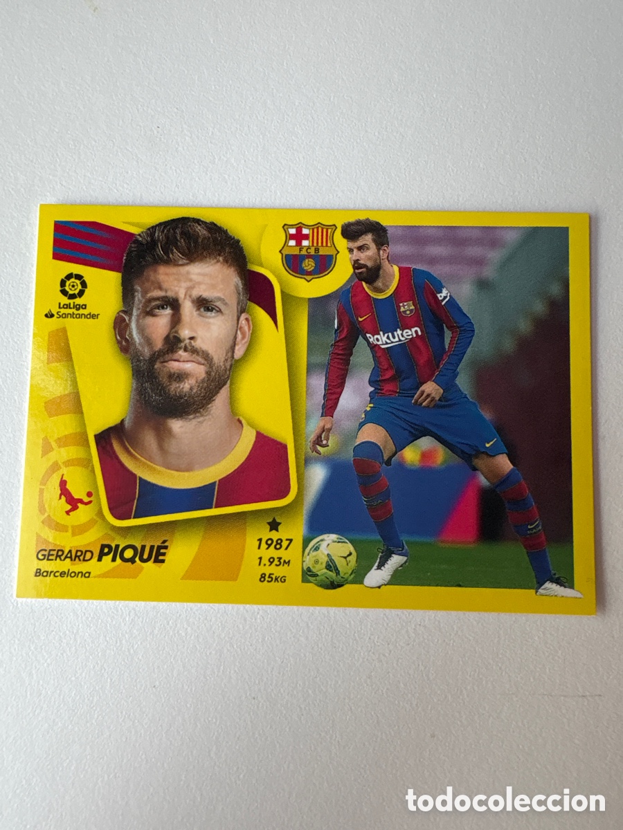Cromos de Futebol: Carta Piqu&eacute; 8 Bar&ccedil;a Liga Este 2021-22