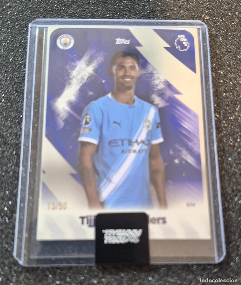 Cromos de Futebol: Tijjani Reijnders Manchester City Topps Total Football Blue 13/50