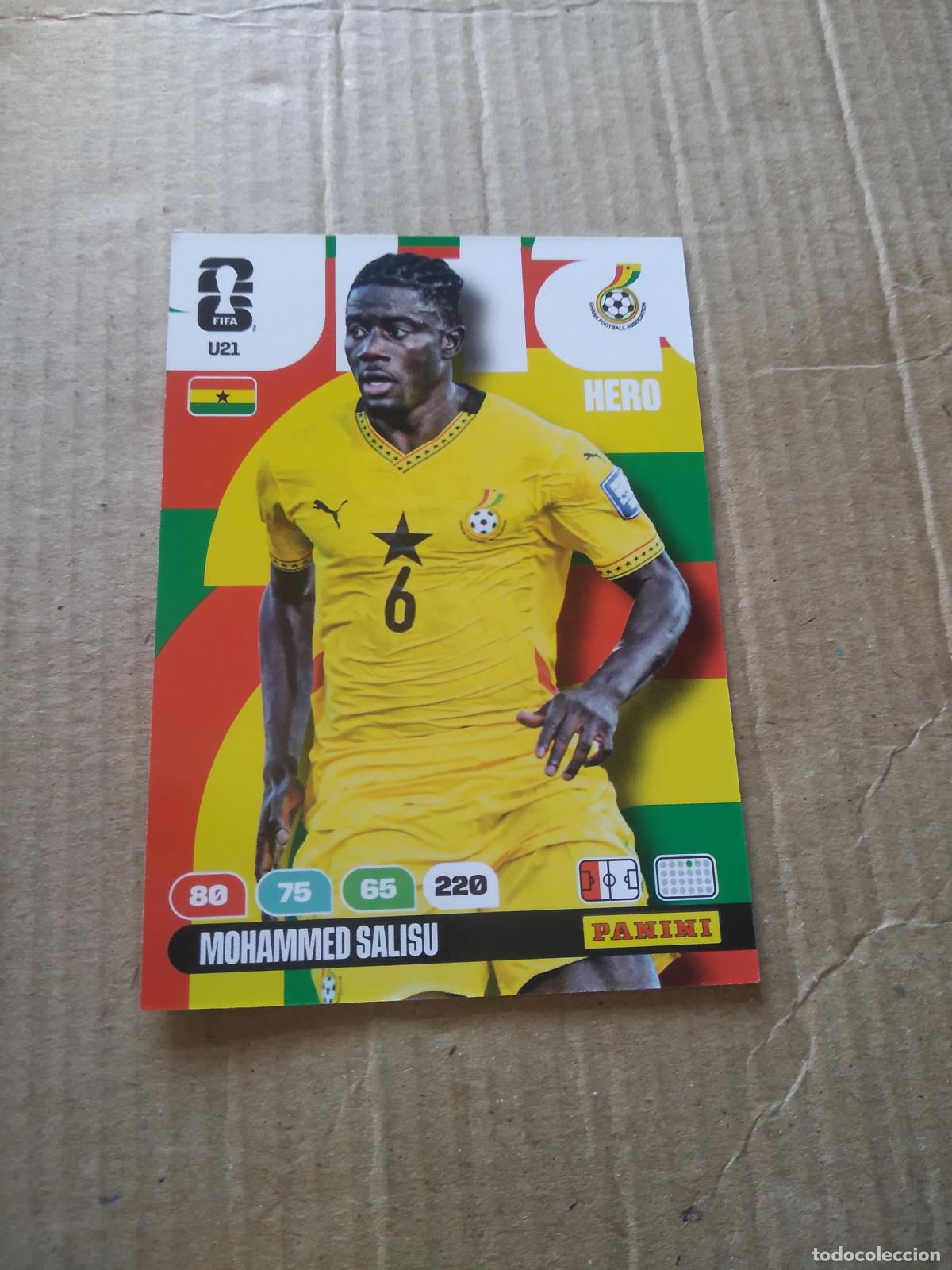 Football Stickers: U21 salisu ghana UPGRADE UPDATE CROMO FUTBOL PANINI ADRENALYN MUNDIAL 2026 WORLD CUP