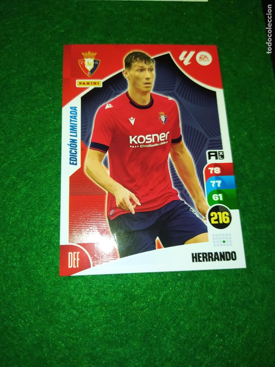 Cromos de Futebol: EDICION LIMITADA ADRENALYN 2024 2025 HERRANDO OSASUNA