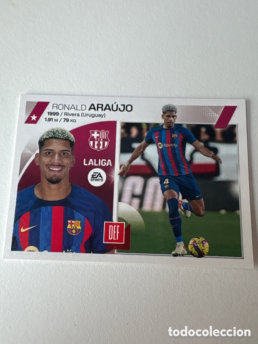 Cromos de f&uacute;tbol: Carta Araujo 8 Bar&ccedil;a Liga Este 2023-24