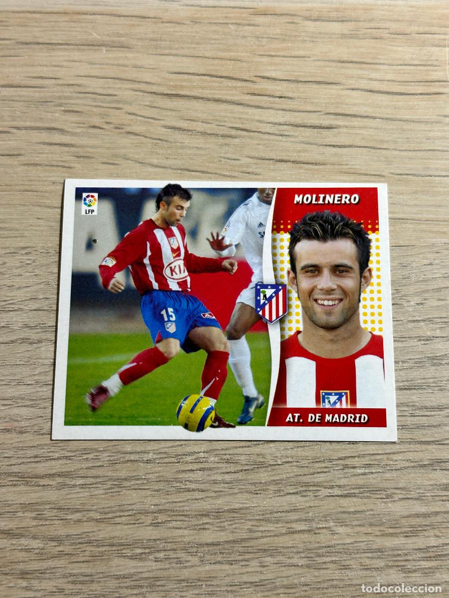 Cromos de f&uacute;tbol: MOLINERO ATLETICO DE MADRID COLECCIONES ESTE LIGA 2006 2007 06 07 SIN PEGAR NUNCA PEGADO