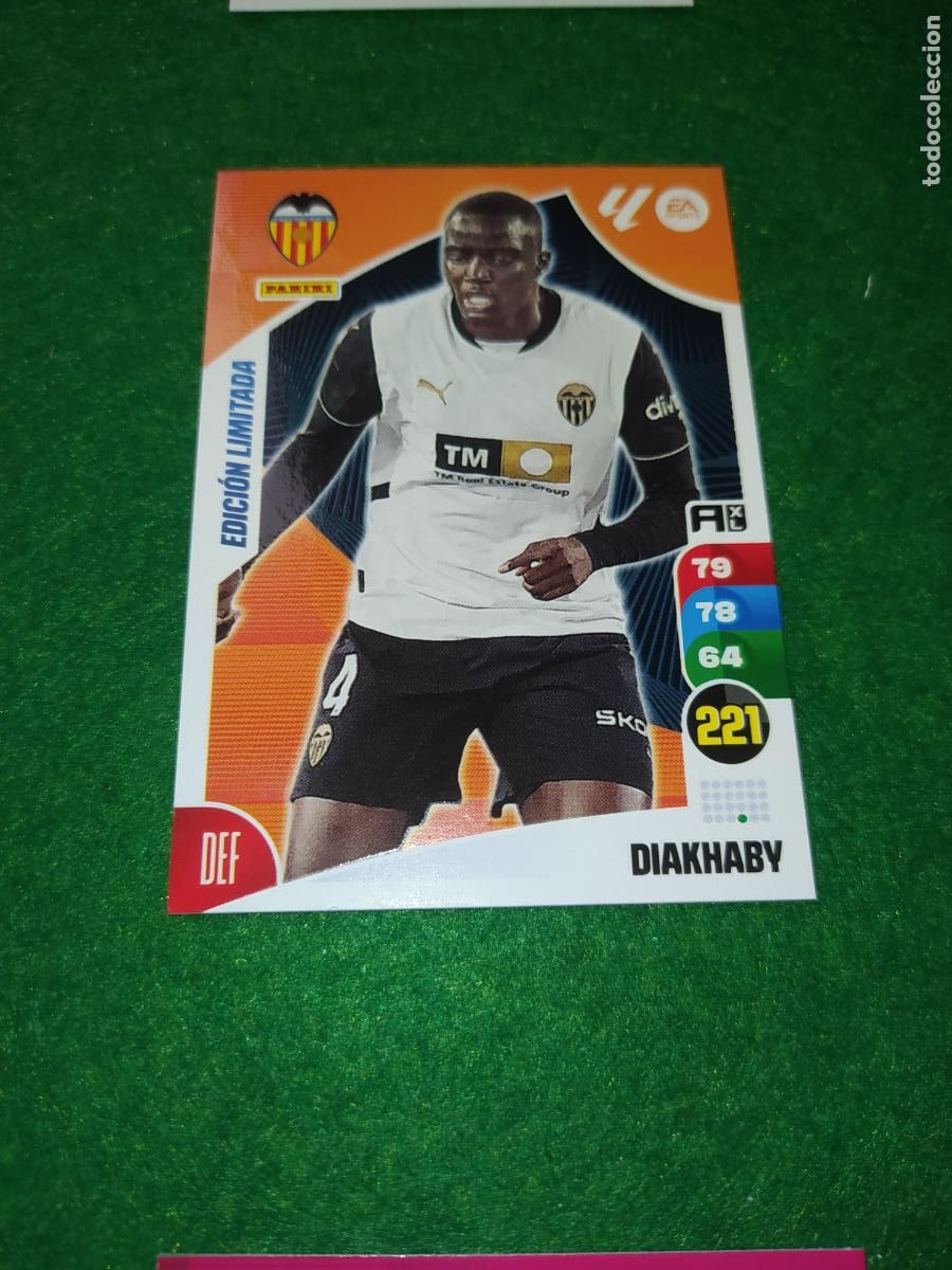 Cromos de f&uacute;tbol: EDICION LIMITADA ADRENALYN 2024 2025 DIAKHABY VALENCIA