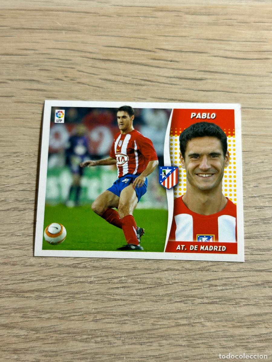 Fu&szlig;ball-Sticker: PABLO ATLETICO DE MADRID COLECCIONES ESTE LIGA 2006 2007 06 07 SIN PEGAR NUNCA PEGADO