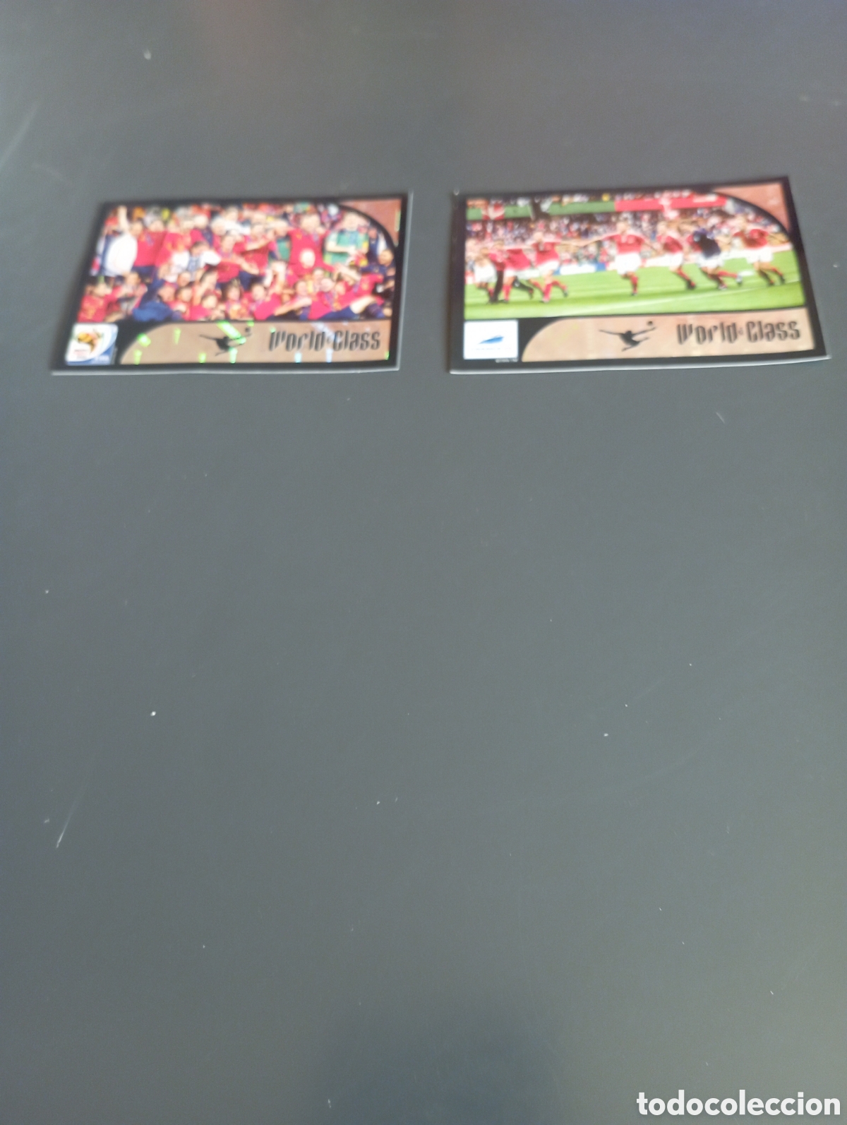 Fu&szlig;ball-Sticker: Mini lote 2 cromos selecciones ganadoras del mundial world class 2024