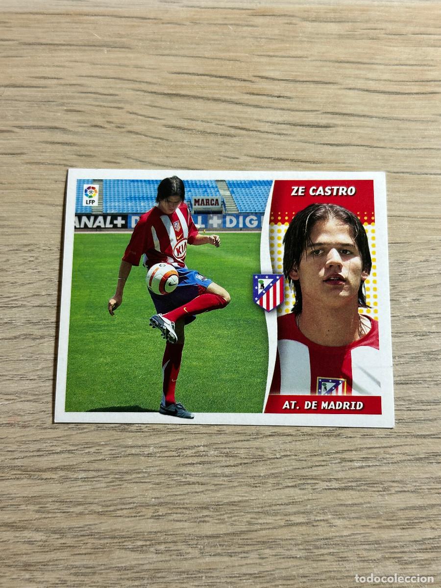 Cromos de Futebol: ZE CASTRO ATLETICO DE MADRID COLECCIONES ESTE LIGA 2006 2007 06 07 SIN PEGAR NUNCA PEGADO