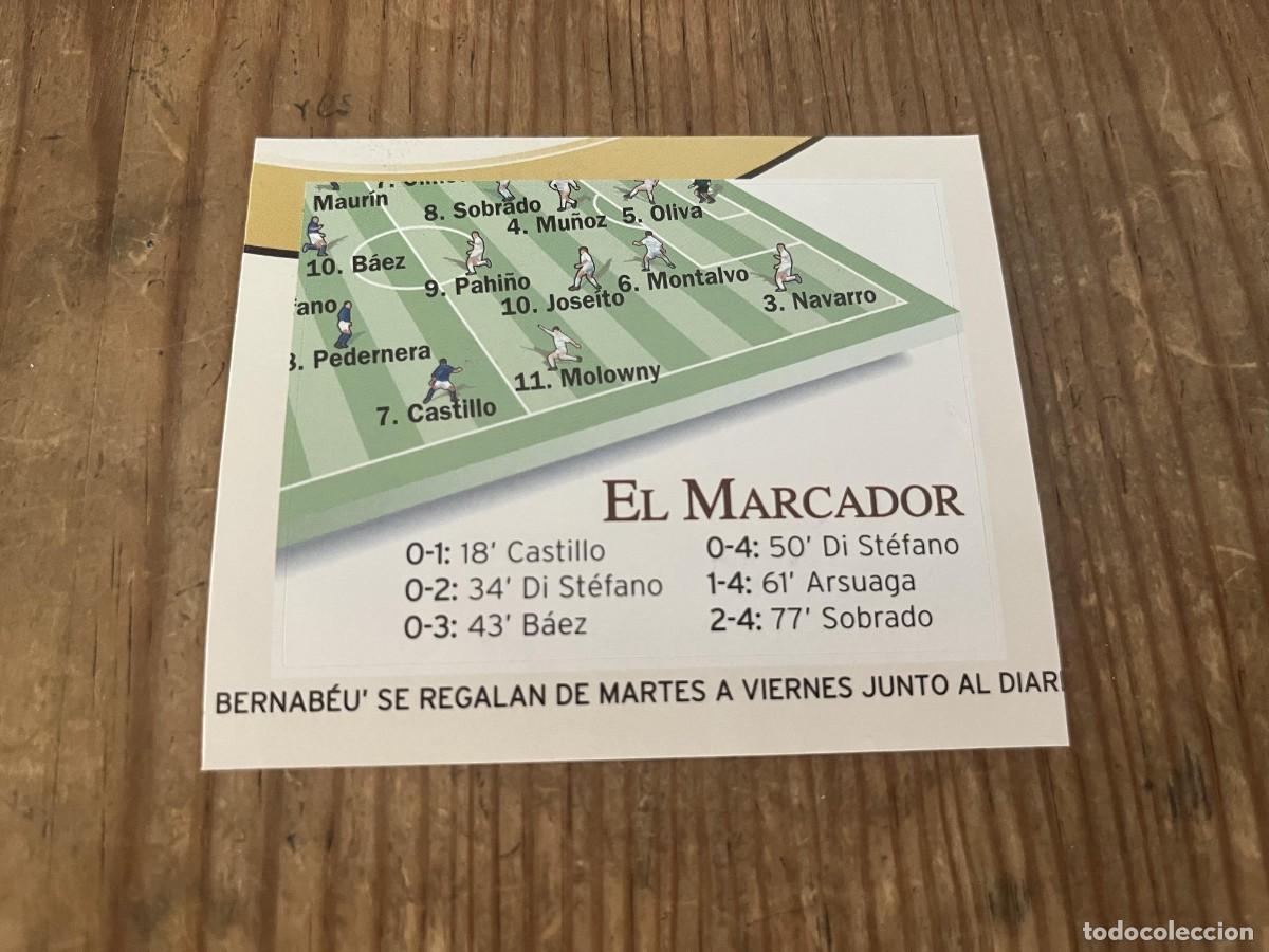 Cromos de f&uacute;tbol: R32006 CROMO SIN PEGAR NUNCA PEGADO REAL MADRID # 31 BODAS DE ORO ONCE ALINEACION LINE-UPS