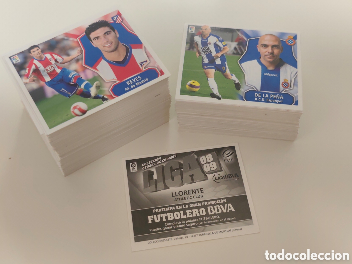 Cartes &agrave; collectionner de Football: MAS DE 400 CROMOS SIN PEGAR EDICIONES ESTE 2008 2009 #