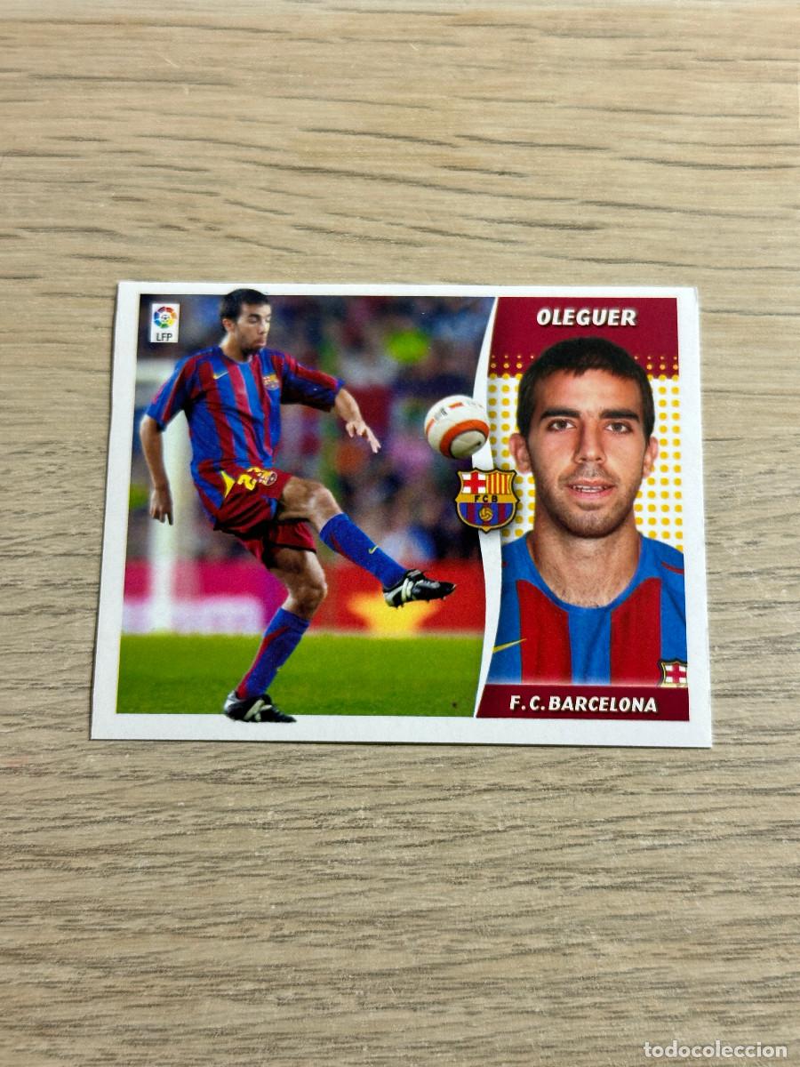 Cartes &agrave; collectionner de Football: OLEGUER FC BARCELONA COLECCIONES ESTE LIGA 2006 2007 06 07 SIN PEGAR NUNCA PEGADO