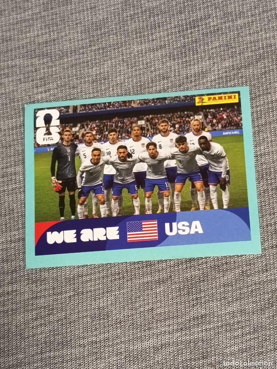 Football Stickers: ALINEACION ESTADOS UNIDOS USA 13 STICKER MUNDIAL 2026 PANINI FIFA WORLD CUP NUEVO