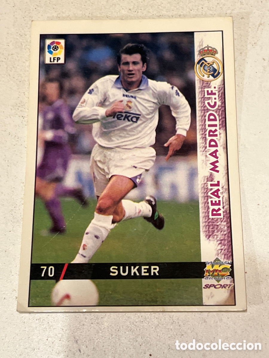 Cromos de f&uacute;tbol: Cromo Mundi Cromo Sport N&deg;70 Suker Real Madrid Liga 98-99