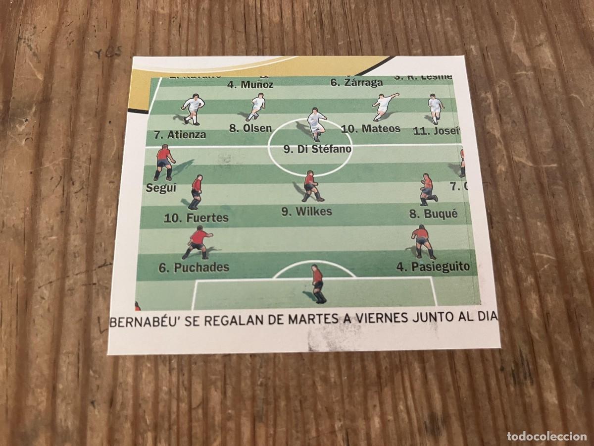 Cromos de f&uacute;tbol: R32010 CROMO SIN PEGAR NUNCA PEGADO REAL MADRID # 39 REAL MADRID VALENCIA ONCE ALINEACION LINE-UPS