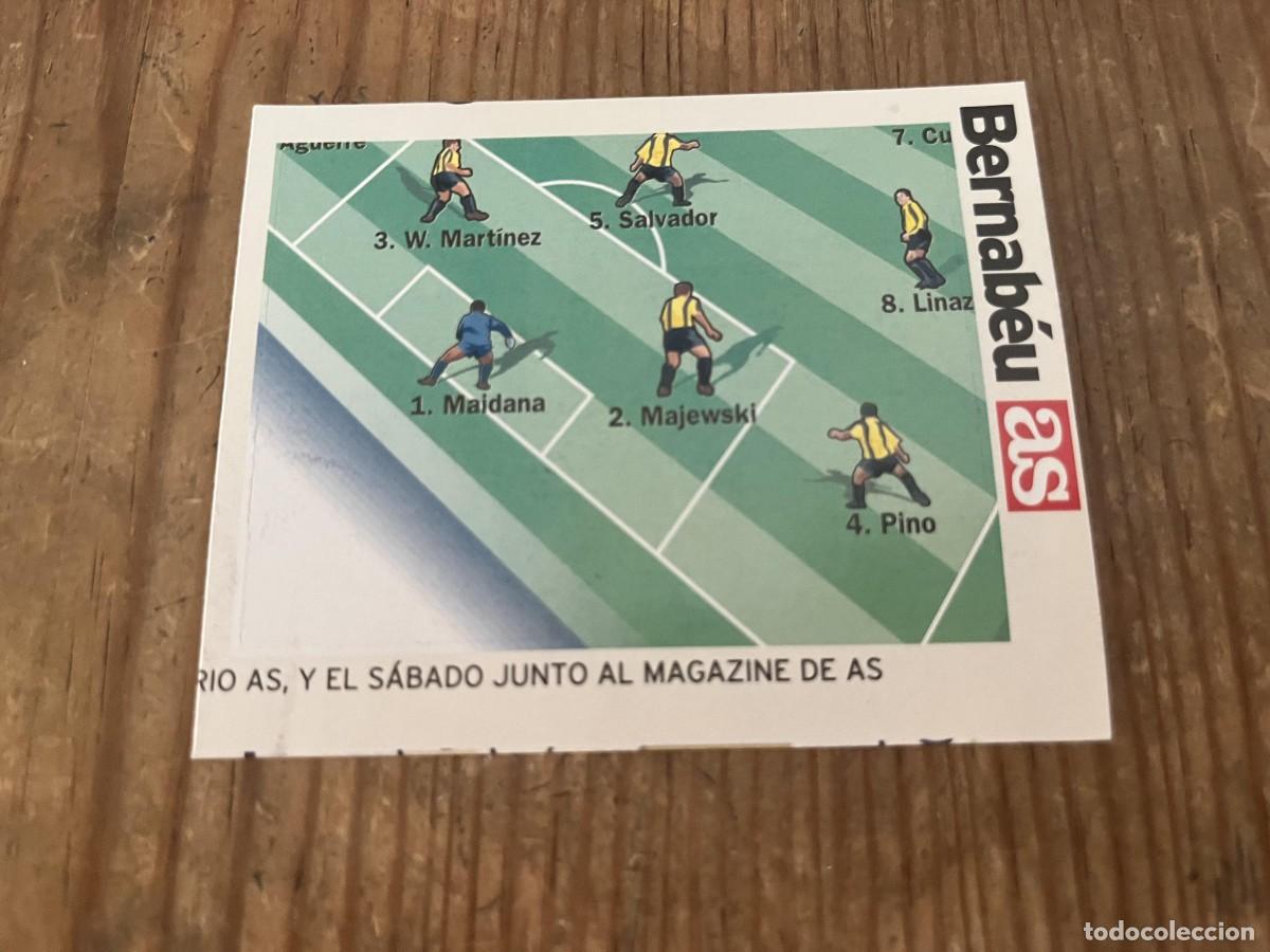 Cromos de f&uacute;tbol: R32012 CROMO SIN PEGAR NUNCA PEGADO REAL MADRID # 84 REAL MADRID PE&Ntilde;AROL ONCE ALINEACION LINE-UPS