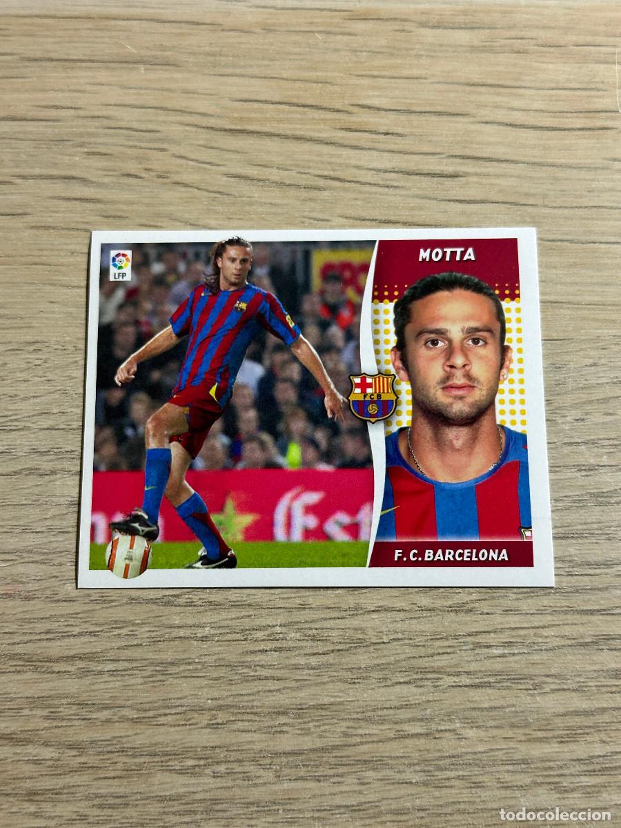 Fu&szlig;ball-Sticker: MOTTA FC BARCELONA COLECCIONES ESTE LIGA 2006 2007 06 07 SIN PEGAR NUNCA PEGADO