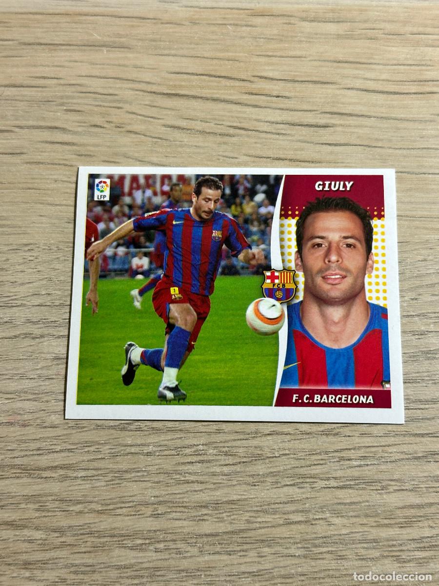 Fu&szlig;ball-Sticker: GIULY FC BARCELONA COLECCIONES ESTE LIGA 2006 2007 06 07 SIN PEGAR NUNCA PEGADO