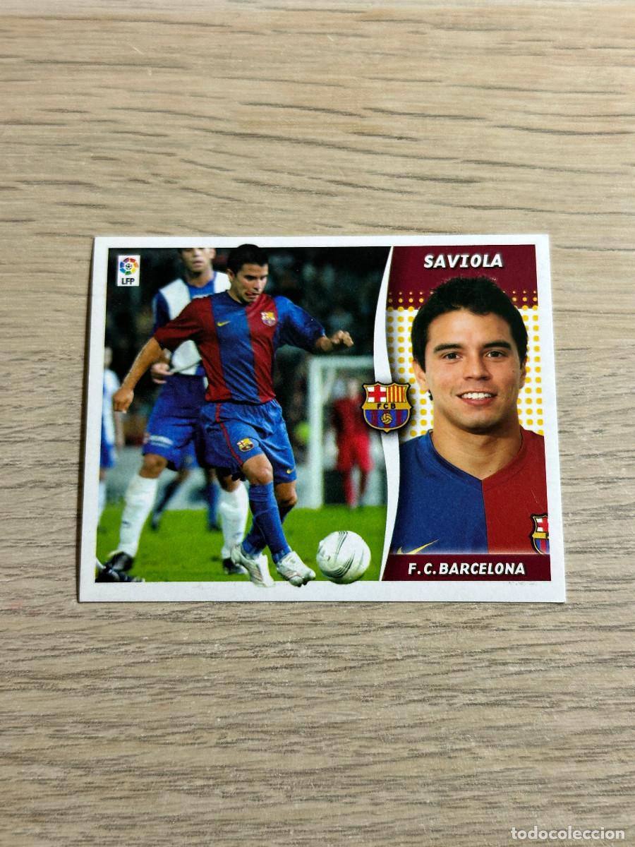 Fu&szlig;ball-Sticker: SAVIOLA COLOCA FC BARCELONA COLECCIONES ESTE LIGA 2006 2007 06 07 SIN PEGAR NUNCA PEGADO