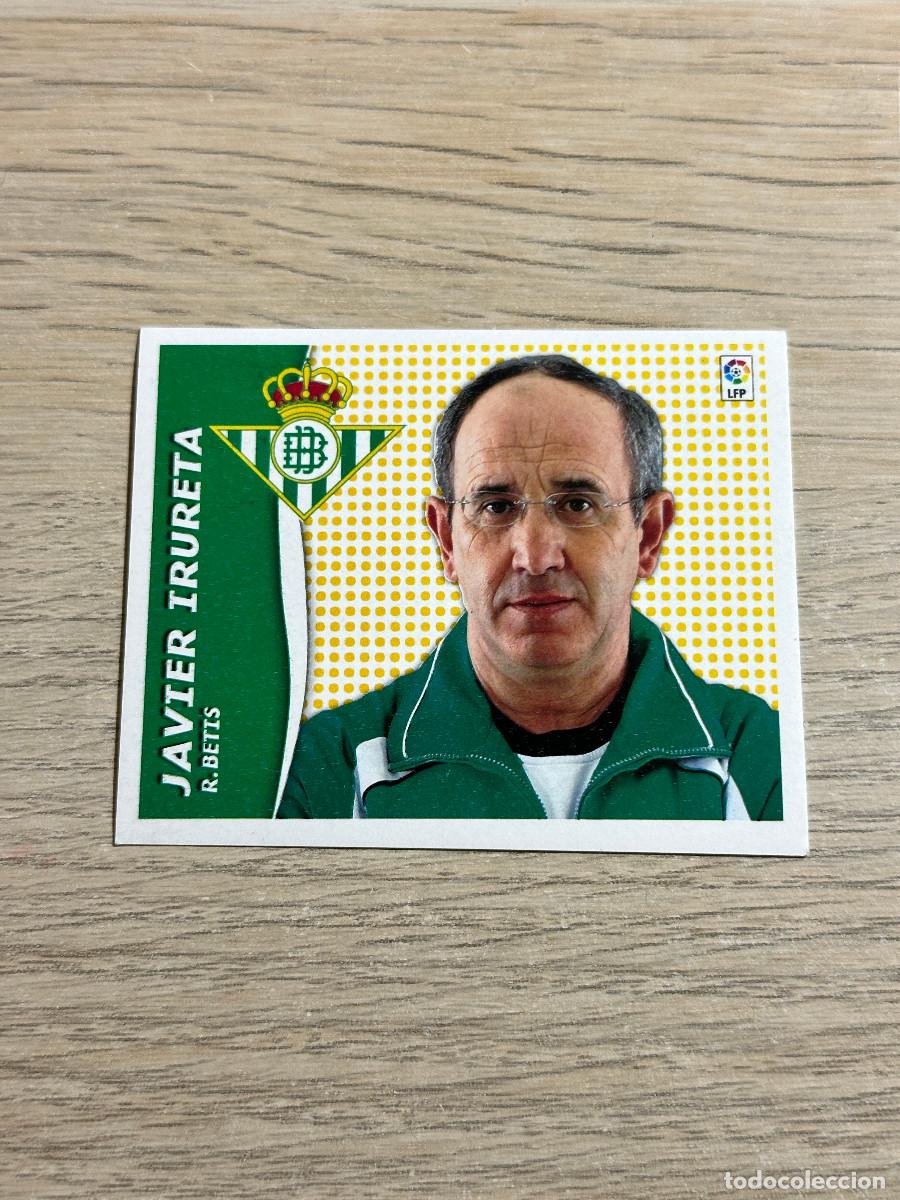 Cromos de f&uacute;tbol: ENTRENADOR BETIS COLECCIONES ESTE LIGA 2006 2007 06 07 SIN PEGAR NUNCA PEGADO