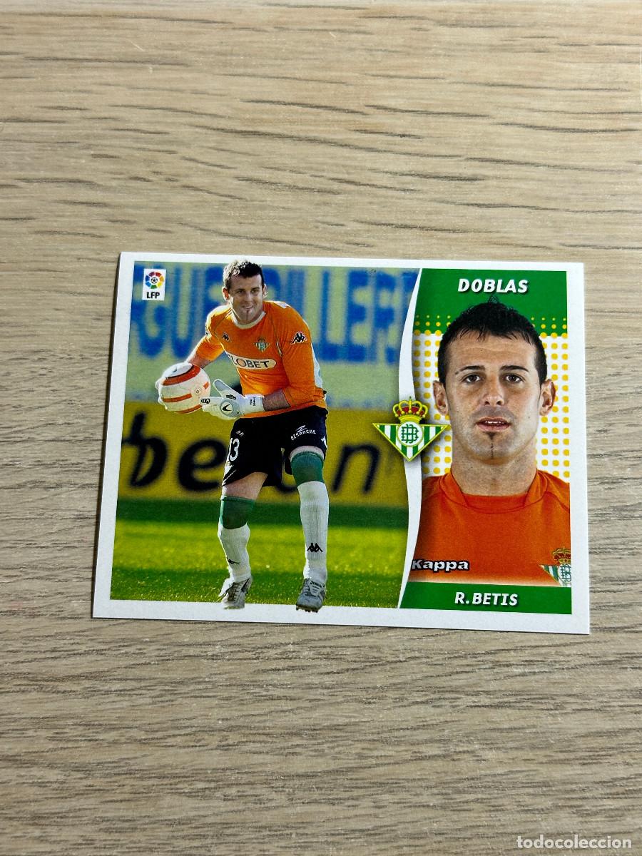 Cromos de f&uacute;tbol: DOBLAS BETIS COLECCIONES ESTE LIGA 2006 2007 06 07 SIN PEGAR NUNCA PEGADO