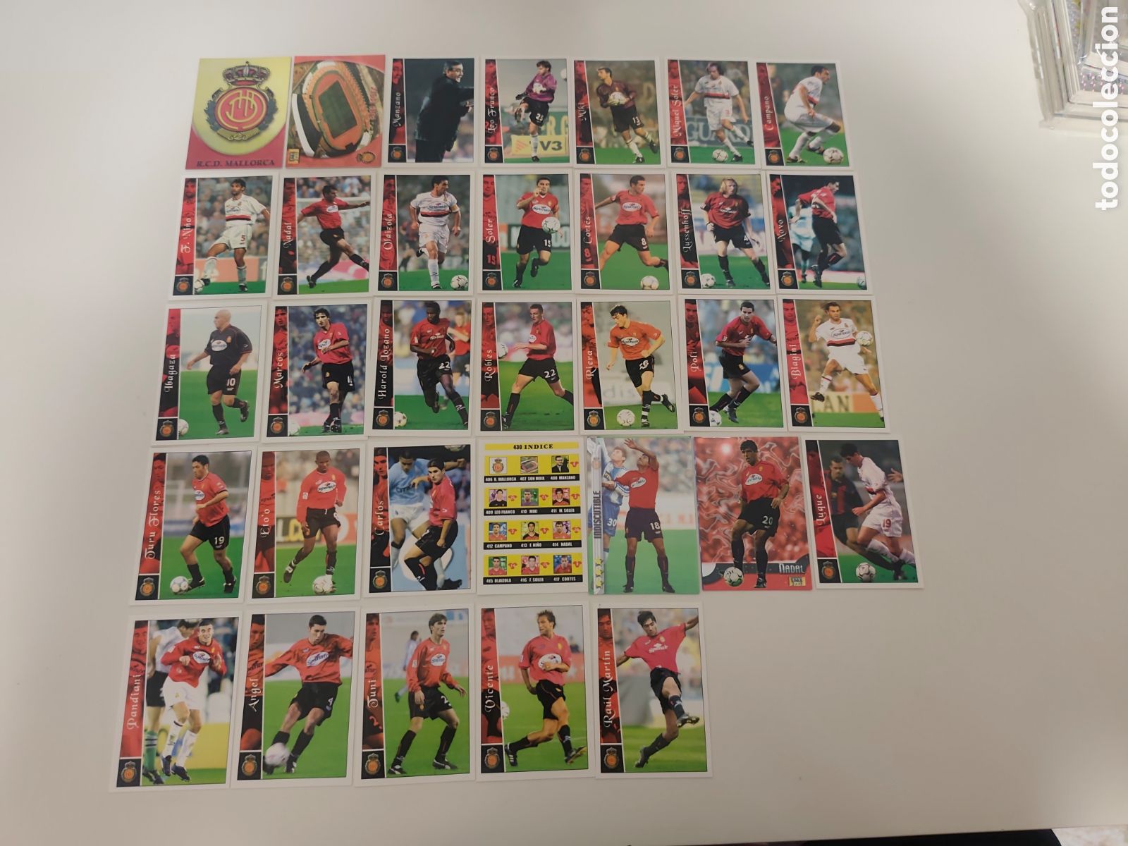 Cromos de f&uacute;tbol: COMPLETO 33 CARDS OSASUNA MUNDICROMO 2002 2003 #