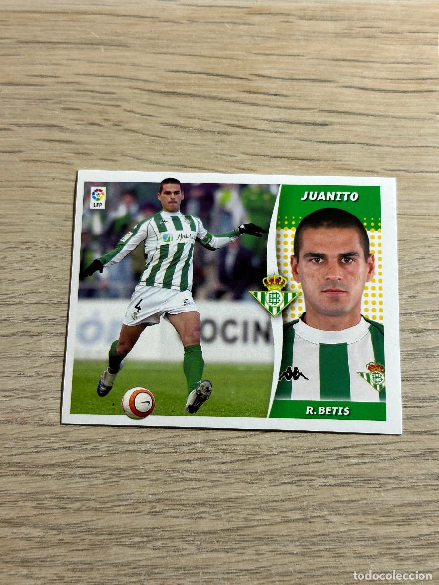 Cromos de f&uacute;tbol: JUANITO BETIS COLECCIONES ESTE LIGA 2006 2007 06 07 SIN PEGAR NUNCA PEGADO