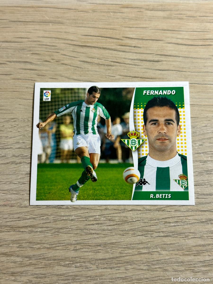 Cromos de f&uacute;tbol: FERNANDO BETIS COLECCIONES ESTE LIGA 2006 2007 06 07 SIN PEGAR NUNCA PEGADO
