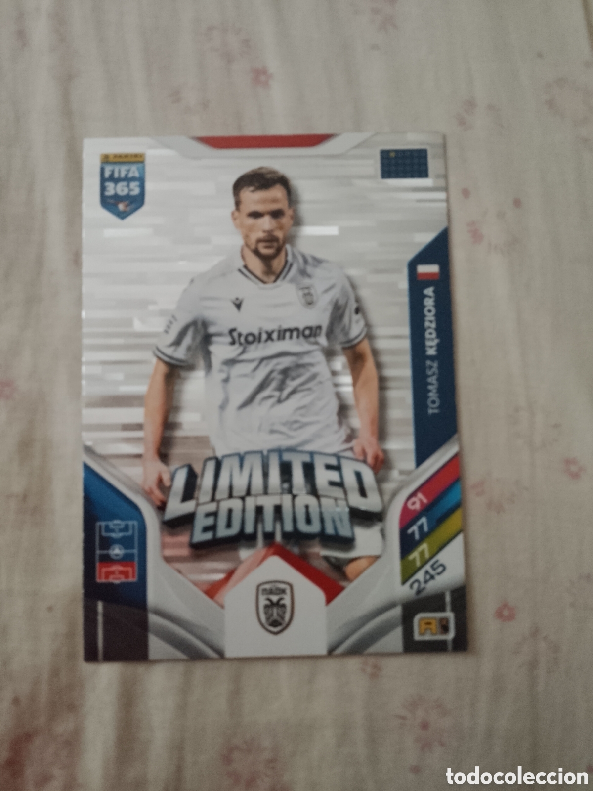 Fu&szlig;ball-Sticker: KEDZIORA PAOK EDICI&Oacute;N LIMITADA XXL CROMO FUTBOL PANINI ADRENALYN 25-26 FIFA 365 2025-2026