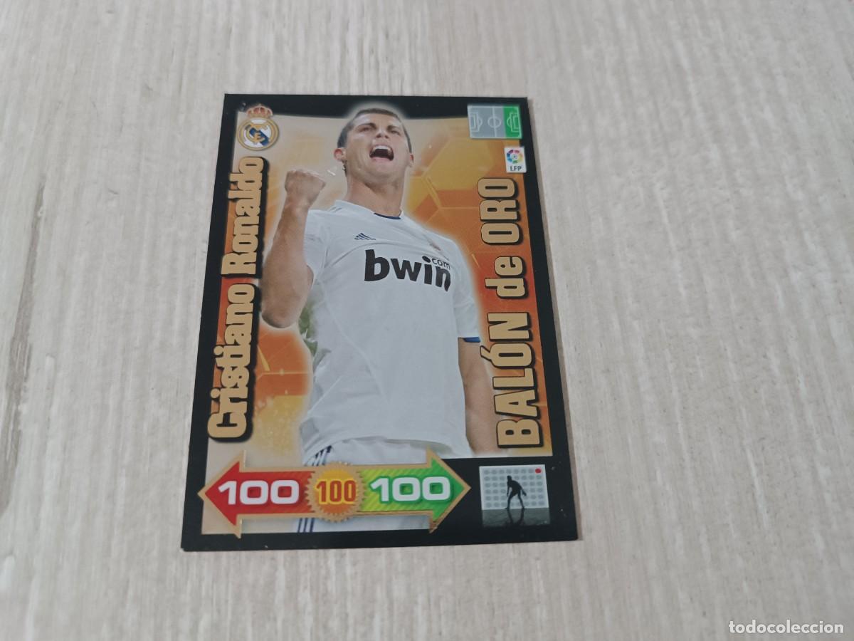 Fu&szlig;ball-Sticker: CRISTIANO RONALDO BAL&Oacute;N DE ORO ADRENALYN 2010 2011 10 11