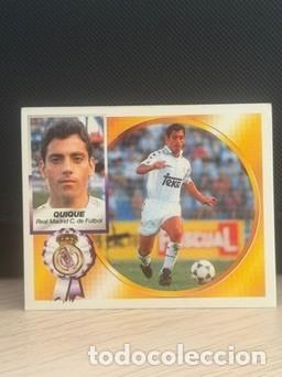 Fu&szlig;ball-Sticker: LIGA 94 95 - Ediciones Este - Quique FICHAJE 8 - Real Madrid