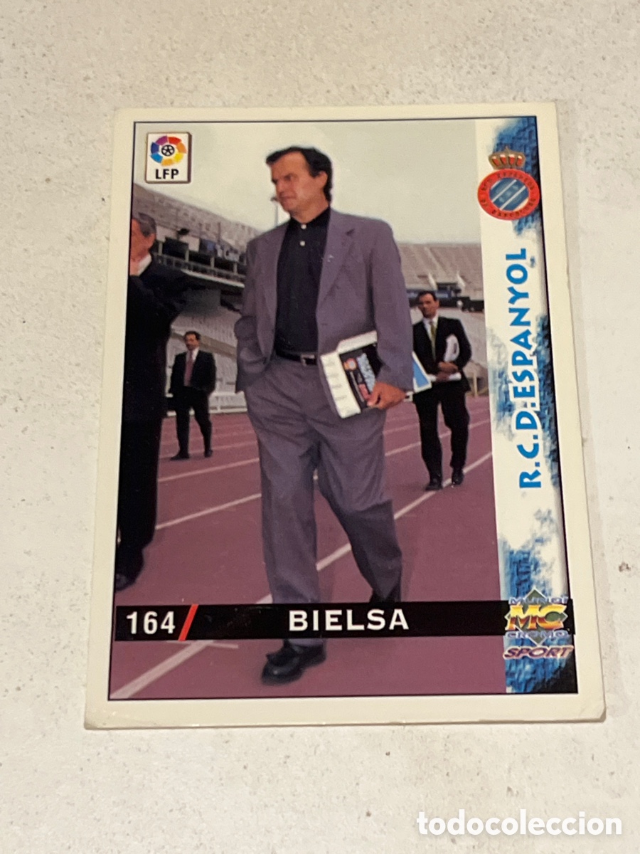 Cromos de f&uacute;tbol: Cromo Mundi Cromo Sport N&deg;164 Bielsa R.C.D Epanyol Liga 98-99