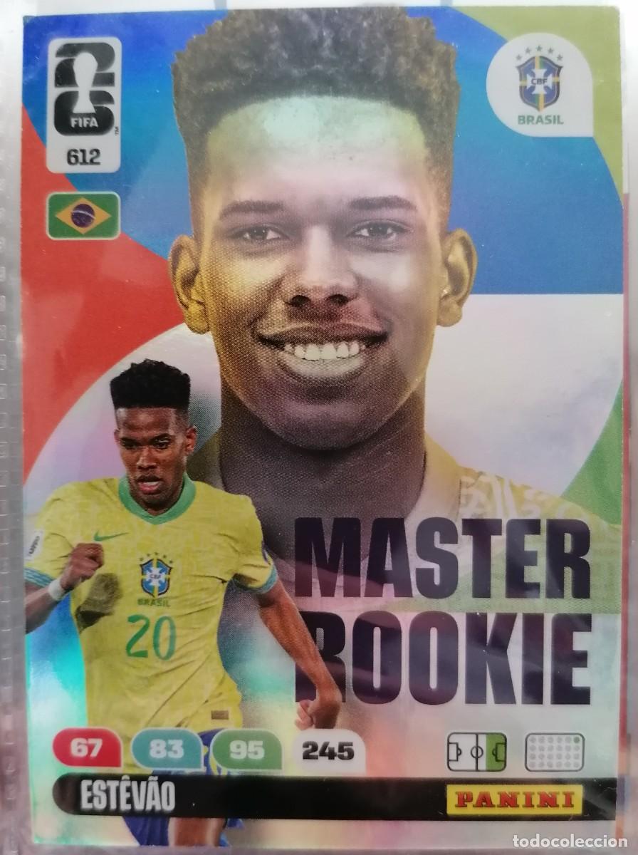 Cromos de f&uacute;tbol: 612 ESTEVAO Master Rookie World Cup 2026