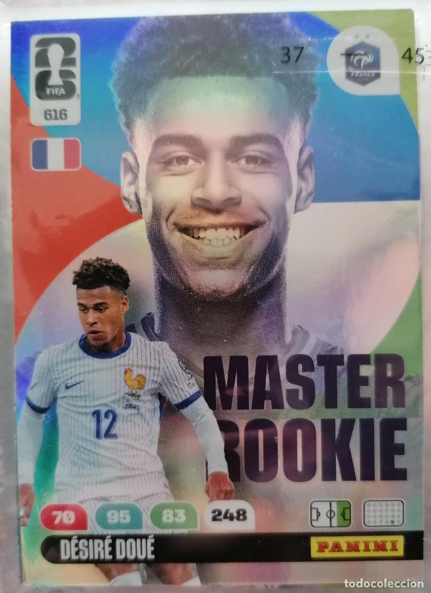 Cromos de f&uacute;tbol: 616 DESIRE DOUE Master Rookie World Cup 2026