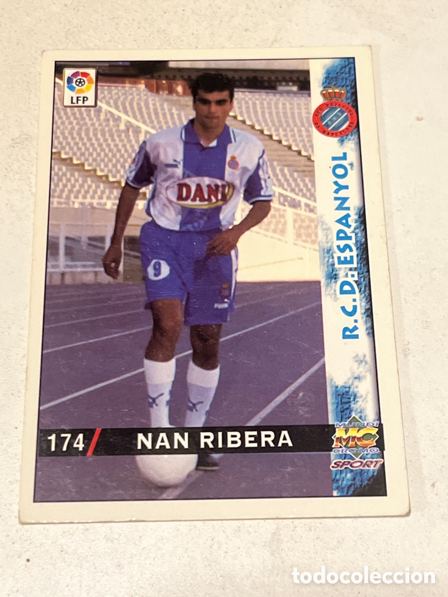Cromos de f&uacute;tbol: Cromo Mundi Cromo Sport N&deg;174 Nan Ribera R.C.D Epanyol Liga 98-99