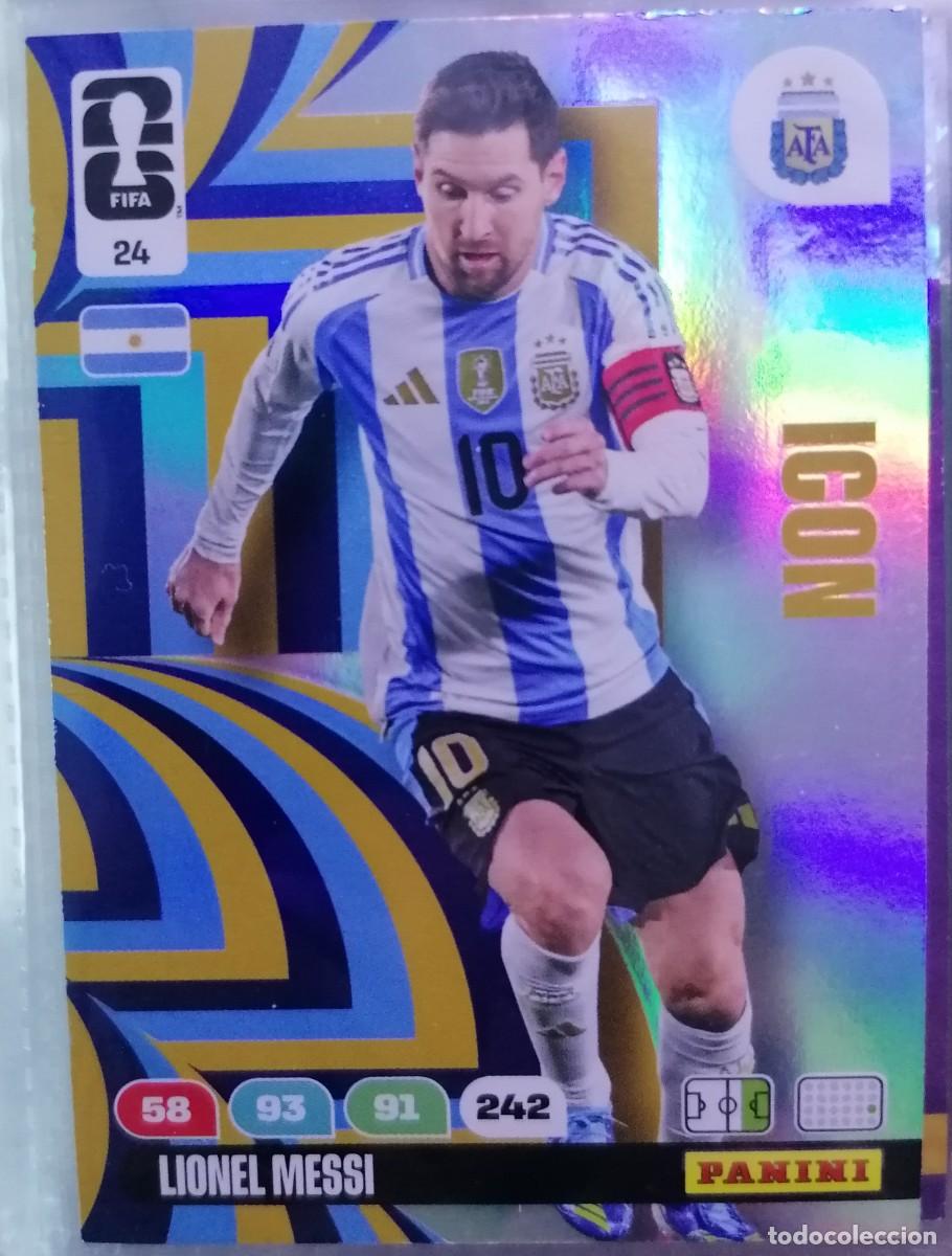 Figurine di Calcio: 24 MESSI Icon World Cup 2026 Adrenalyn